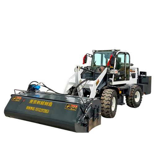 水泥廠用清掃車 亞亞28工程掃路機(jī) 水穩(wěn)銑刨掃路機(jī)生產(chǎn)圖片