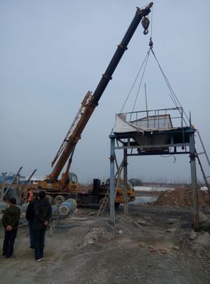 市區局臨港新區水穩拌和場完成拆卸檢修