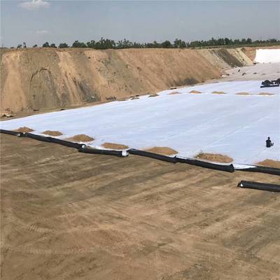 湖南沉淀池一布一膜阻根防滲