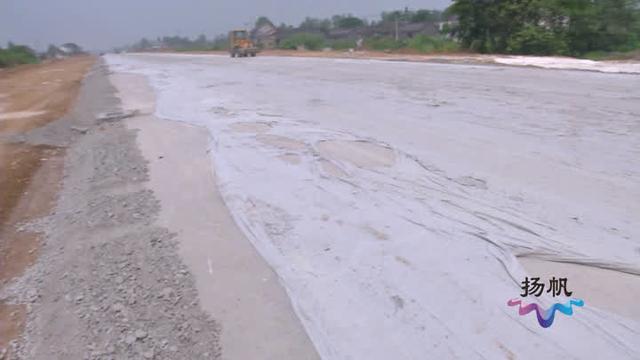 揚(yáng)州市北部一批道路加緊建設(shè),新甘泉大道東延段國(guó)慶具備通車條件