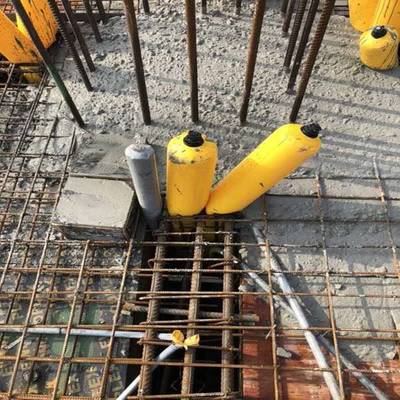 高低標號混凝土隔斷攔茬氣囊高層建筑梁柱節點攔茬氣囊