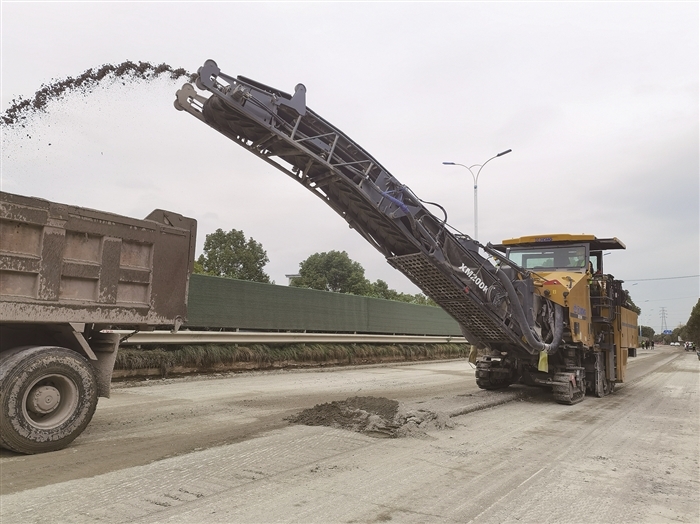 坑路變通途 東環路提升工程將于4月底完工